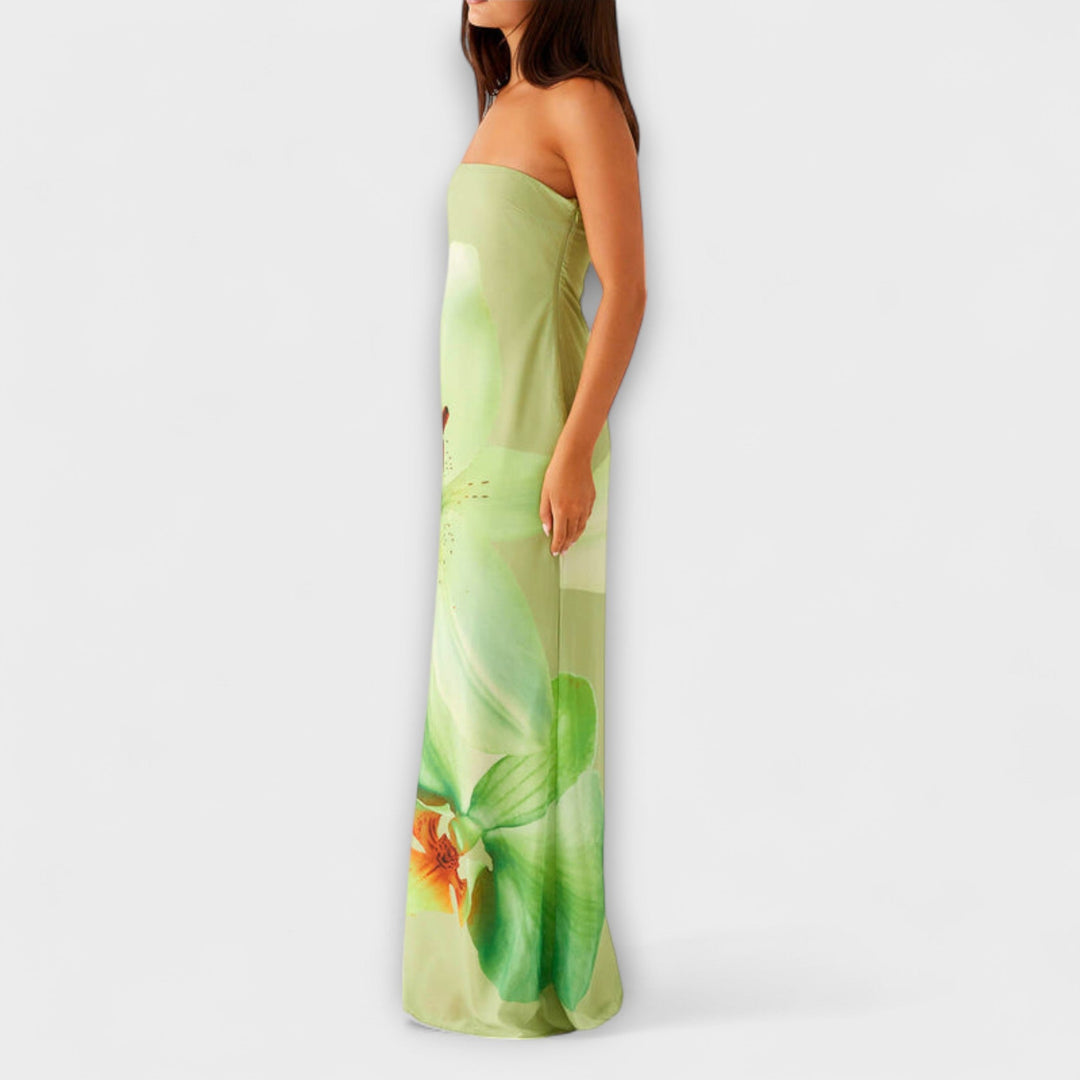 Zephyra - Schickes Off-Shoulder Maxikleid