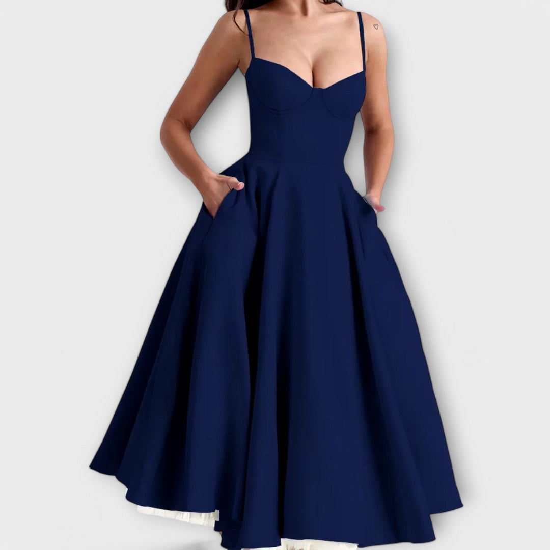 Mélie – Leichtes Sommerkleid mit Korsett-Detail