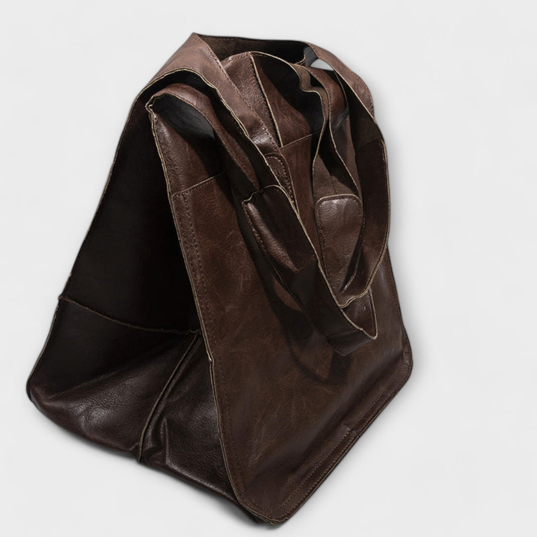 Urania | Oversized Weekender-Tasche aus Leder für Damen
