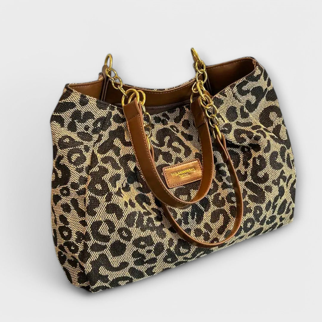 Fantine | Canvas-Shopper mit Leopardenmuster für Damen