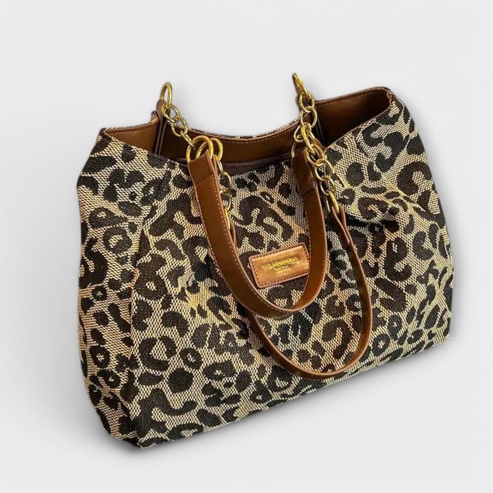 Fantine | Canvas-Shopper mit Leopardenmuster für Damen