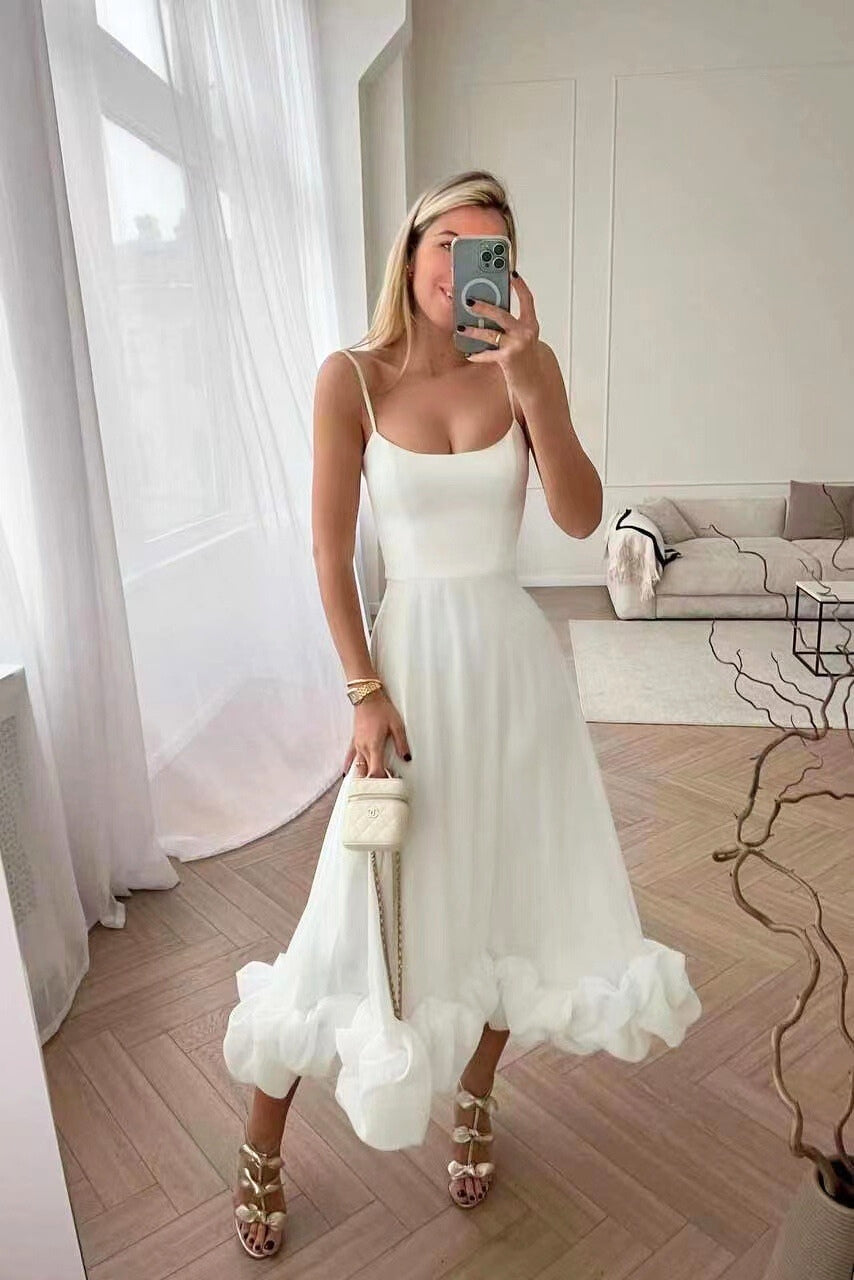 Dahlia | Ärmelloses Damen-Maxikleid mit tailliertem Oberteil für Hochzeitsgäste