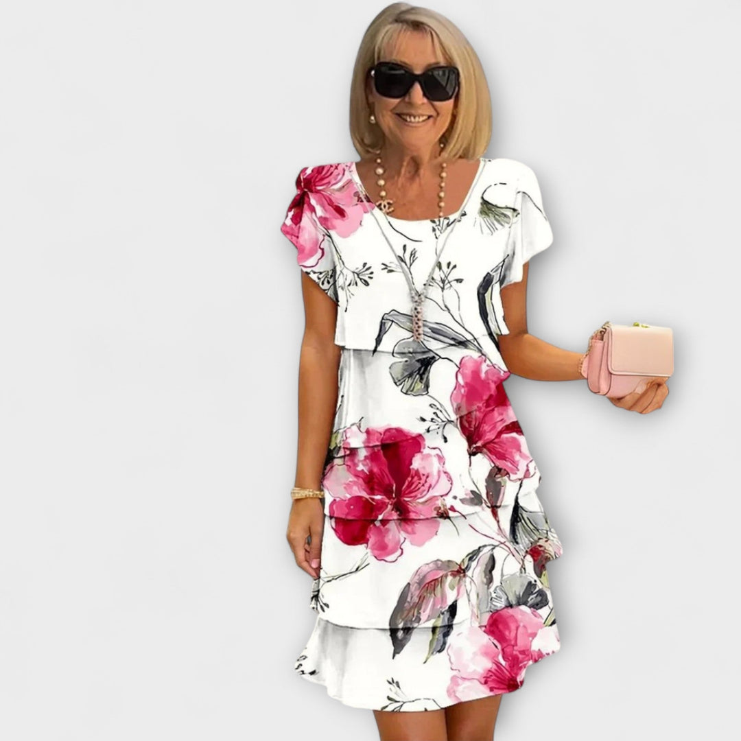Lillian - Florales Eleganzkleid