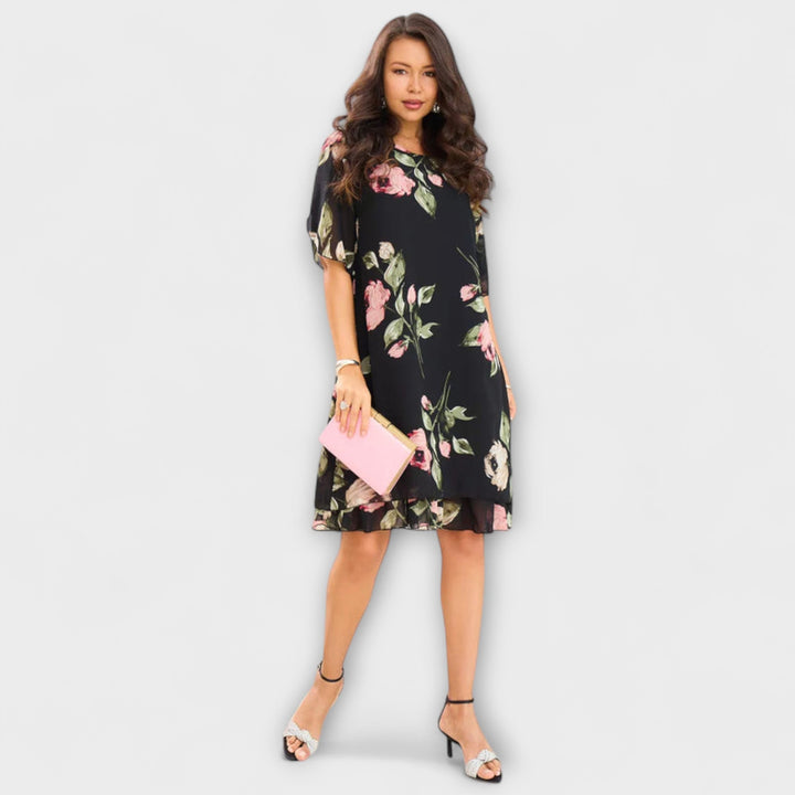 Melin - Elegantes Chiffonkleid