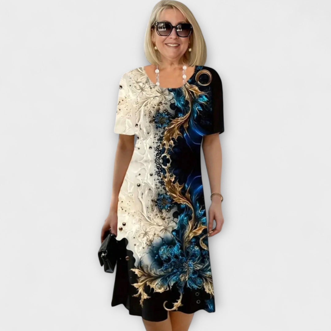 Barbara - Sommerblumenbrise Kleid