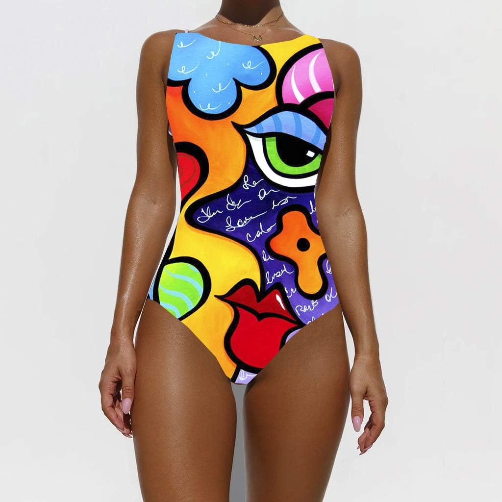 Mirthe - Badeanzug mit Pop-Art-Print