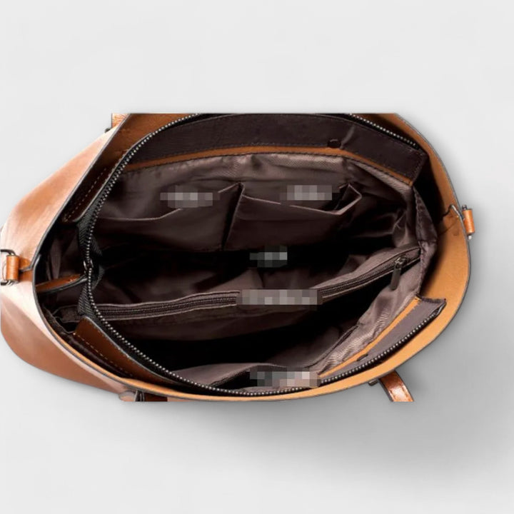 Tove | Vintage-Schultertasche aus Leder für Damen