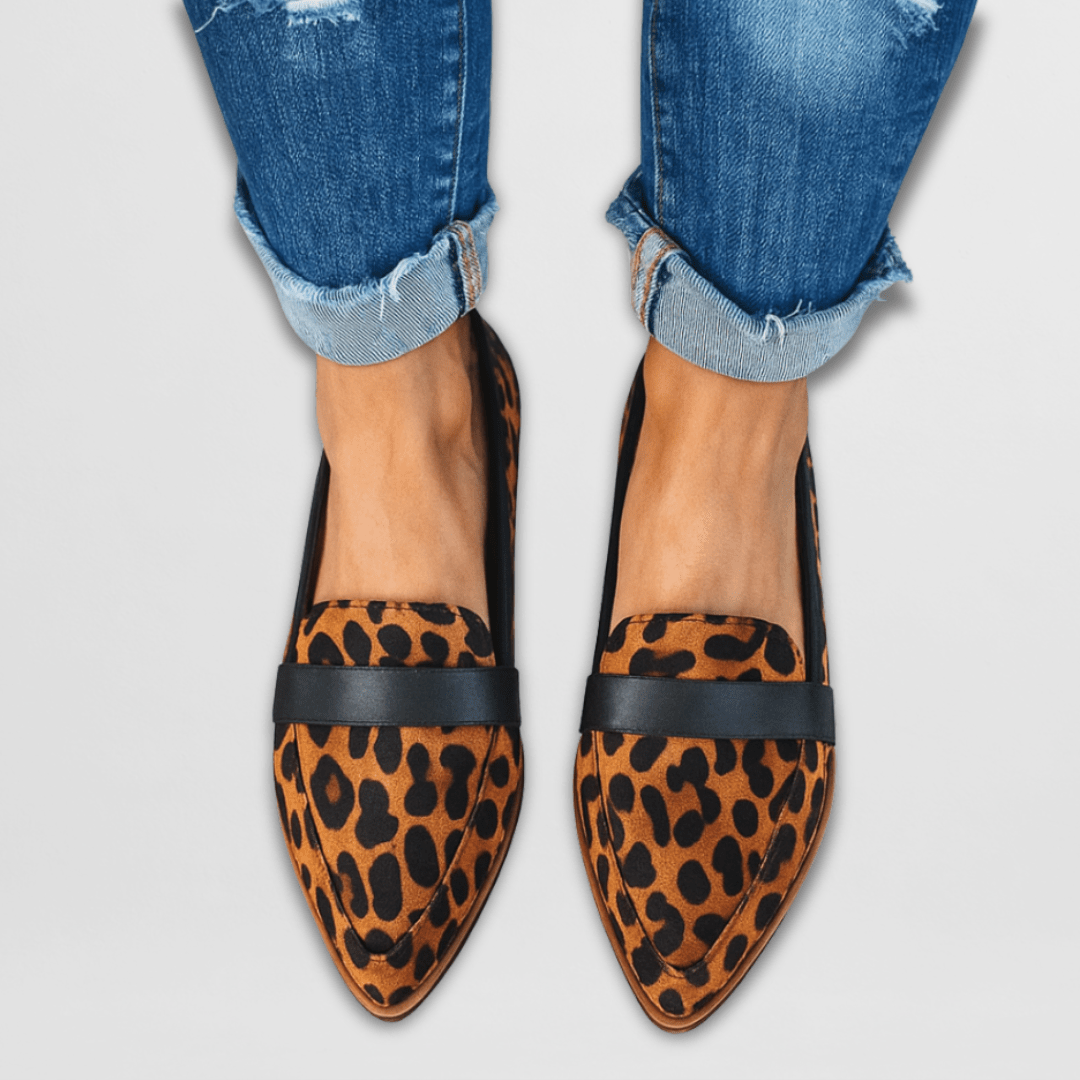 Rania | Spitze Wildleder-Loafer für Damen