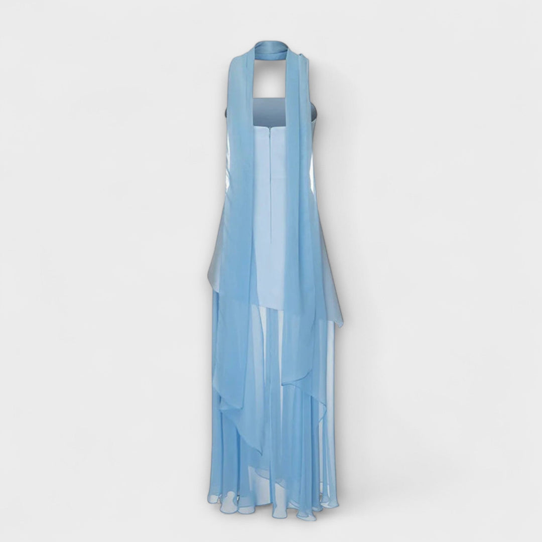 Goldie - Maxikleid aus Chiffon