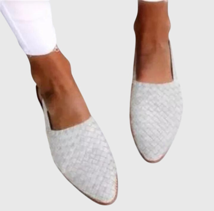Leah | Geflochtene Loafer mit offener Spitze für Damen