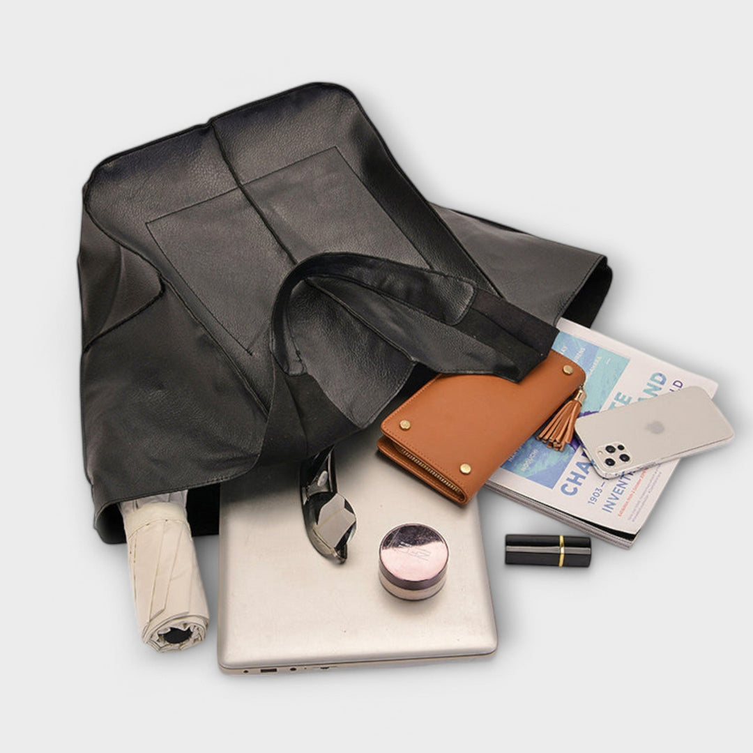 Urania | Oversized Weekender-Tasche aus Leder für Damen