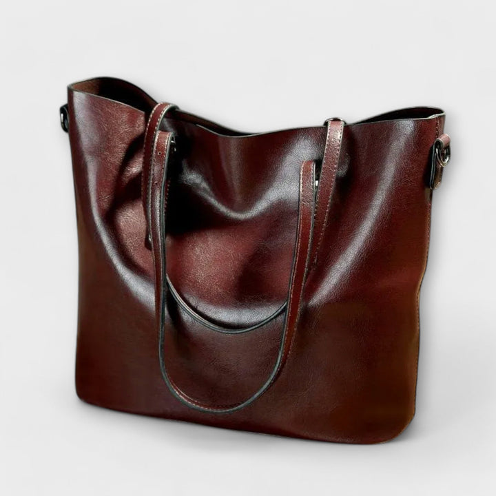 Tove | Vintage-Schultertasche aus Leder für Damen