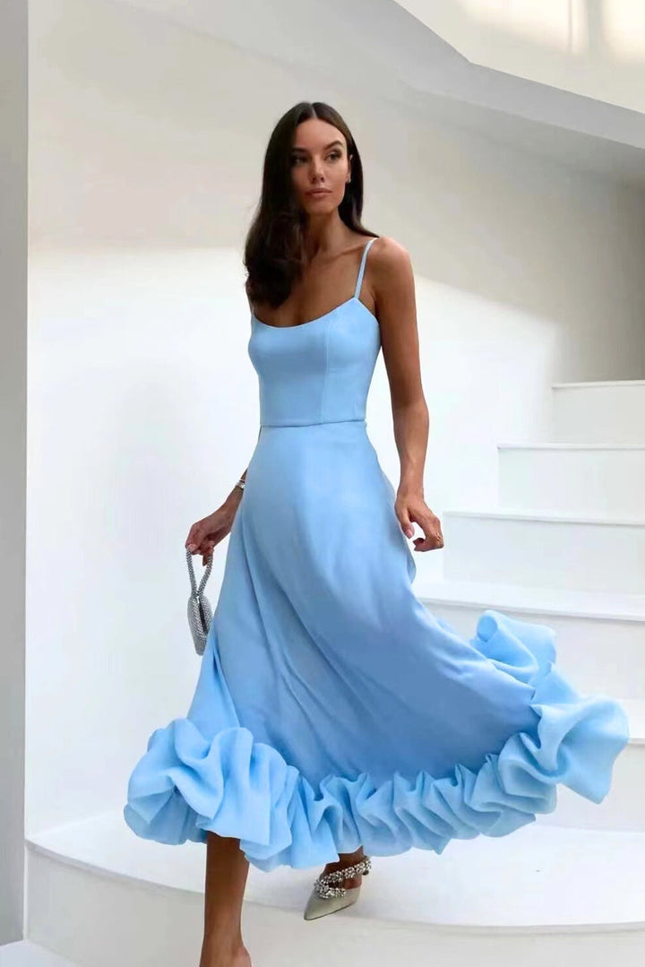 Dahlia | Ärmelloses Damen-Maxikleid mit tailliertem Oberteil für Hochzeitsgäste