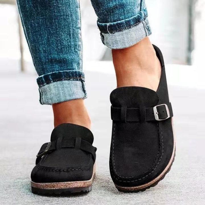 Sophia | Wildleder-Loafer mit Schnalle für Damen
