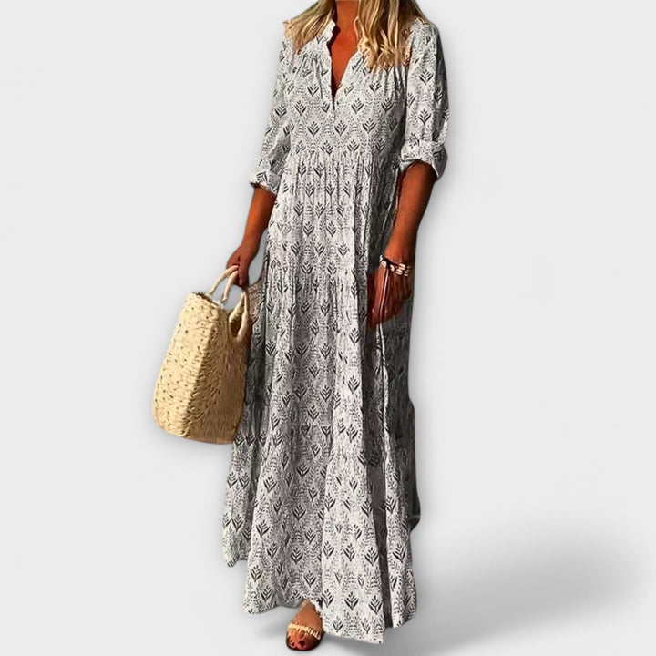 Sera - Stilvolles und Bequemes Frühlings Maxi Kleid