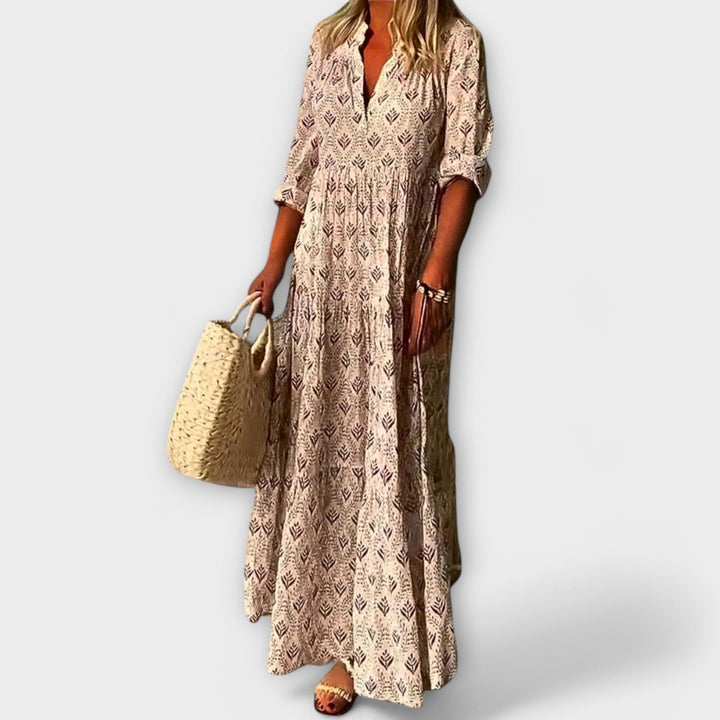 Sera - Stilvolles und Bequemes Frühlings Maxi Kleid