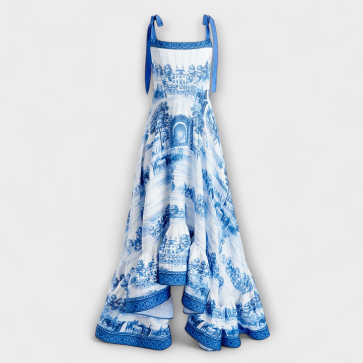 Lucia - Charmantes Blumenkleid Maxi