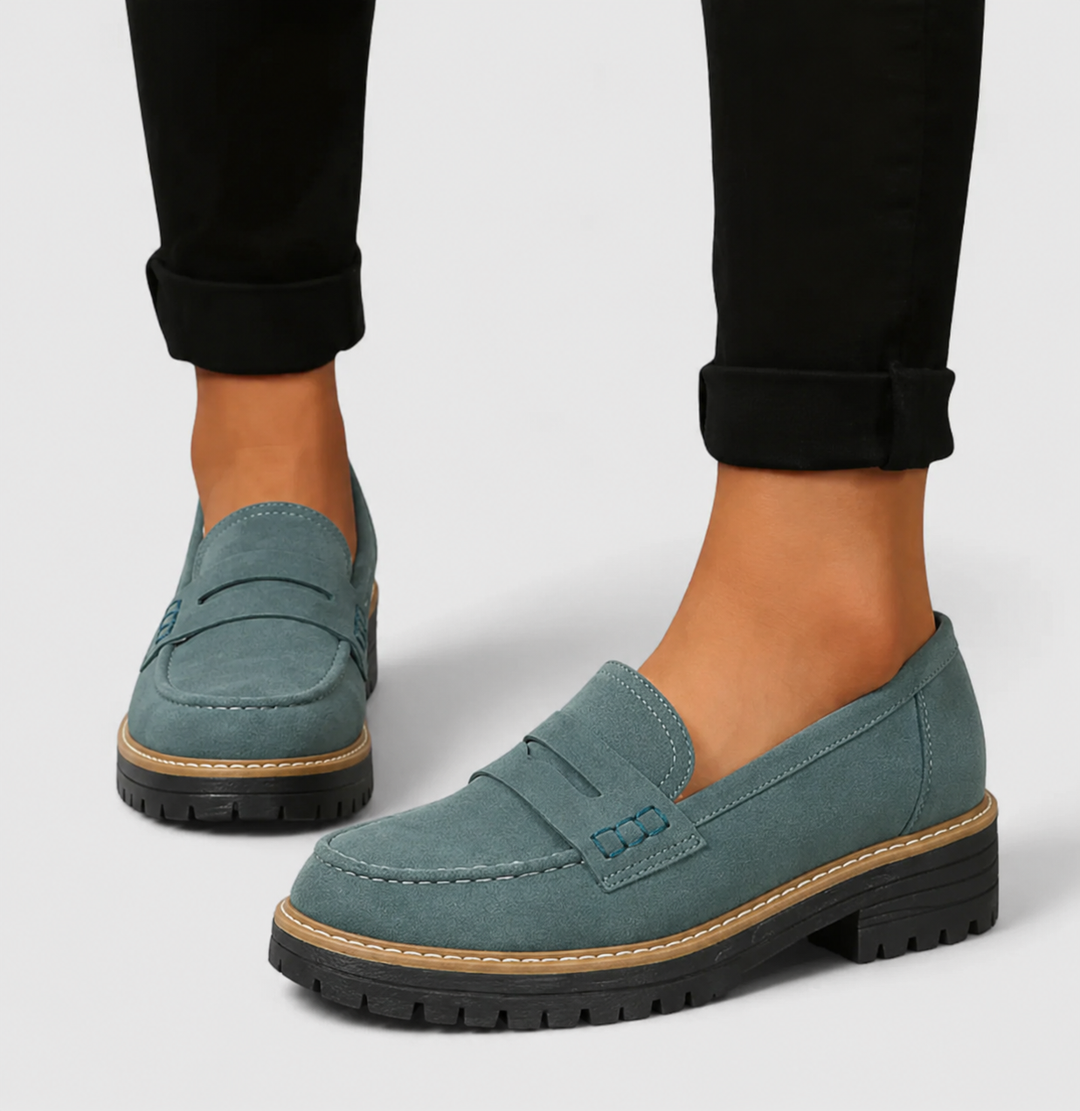 Geraldine | Penny-Loafer mit Profilsohle für Damen