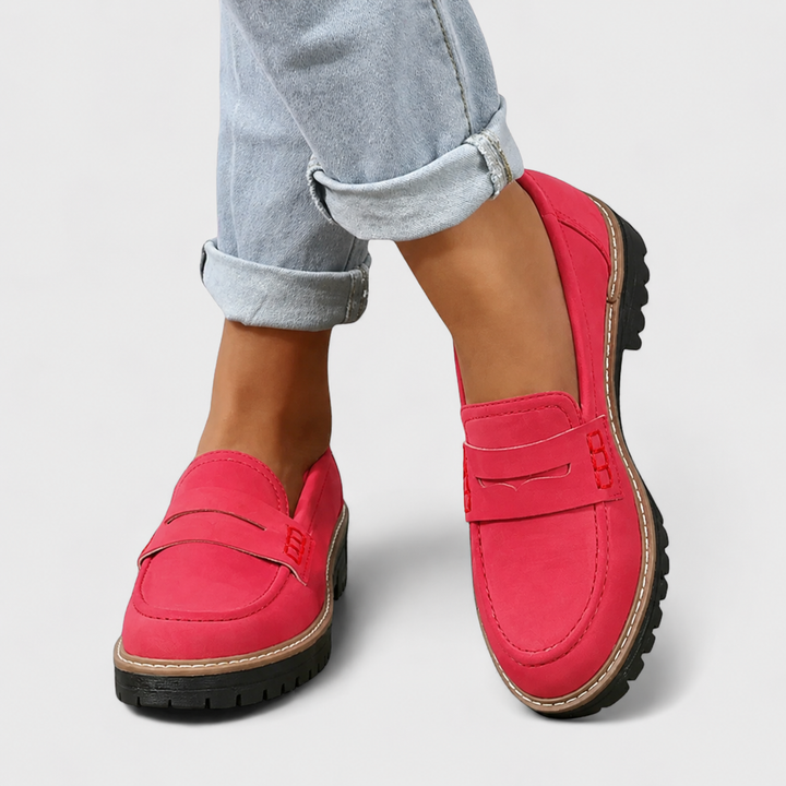 Geraldine | Penny-Loafer mit Profilsohle für Damen