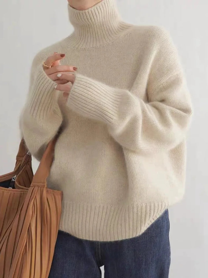Dora | Kaschmirpullover mit Rollkragen für Damen