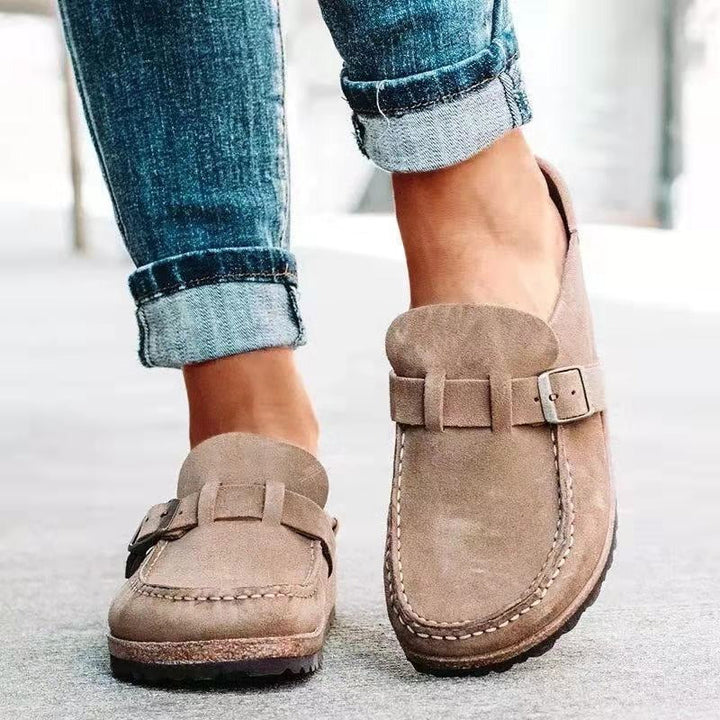 Sophia | Wildleder-Loafer mit Schnalle für Damen