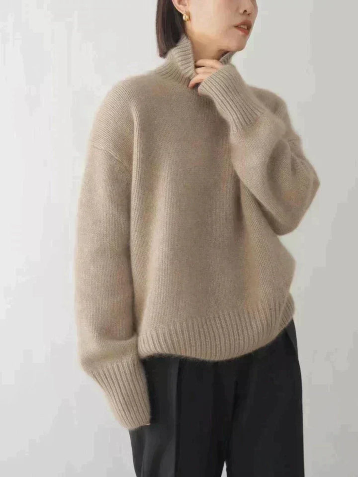 Dora | Kaschmirpullover mit Rollkragen für Damen