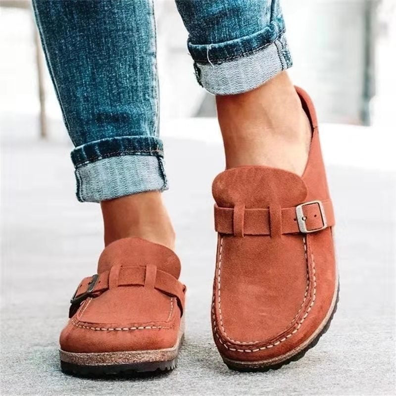 Sophia | Wildleder-Loafer mit Schnalle für Damen