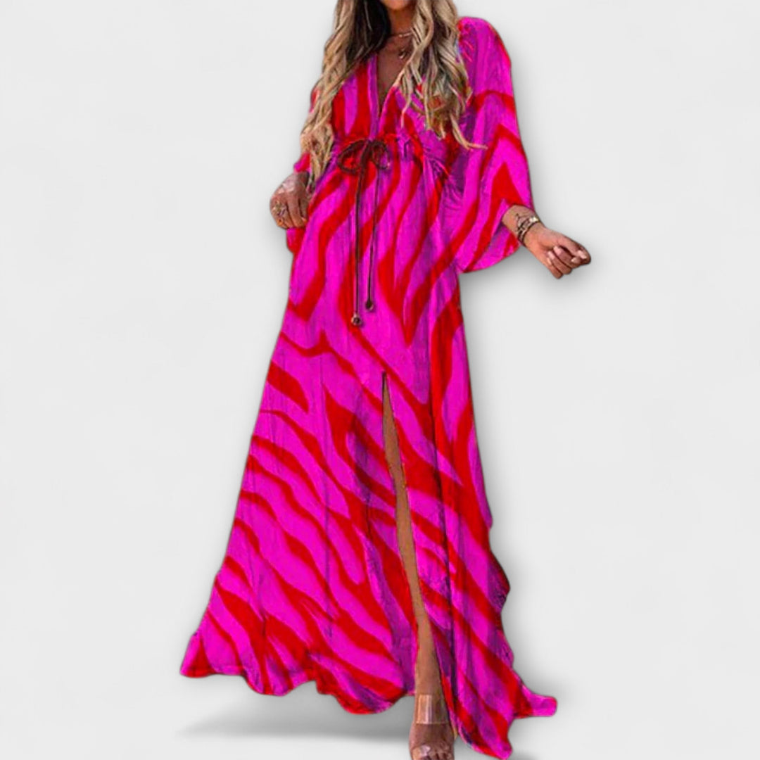 Isla - Stilvolles Buntes Kleid