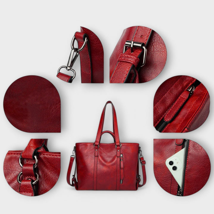 Magnolia | Grosser Leder-Shopper für Damen