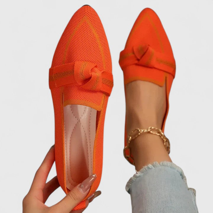 Shay | Spitze Loafer mit Knotendetail für Damen