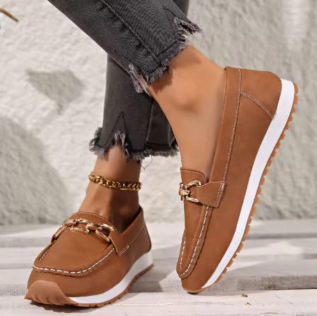 Nicolette | Plateau-Loafer mit Kettendetail für Damen