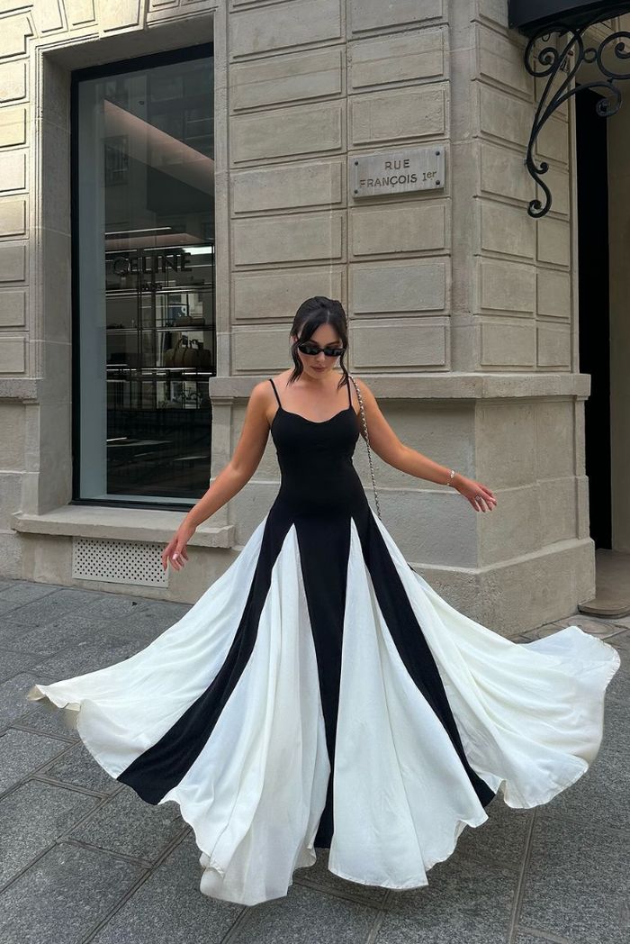 Faye | Ärmelloses Damen-Maxikleid mit V-Ausschnitt und seitlichem Stoffeinsatz für Hochzeitsgäste