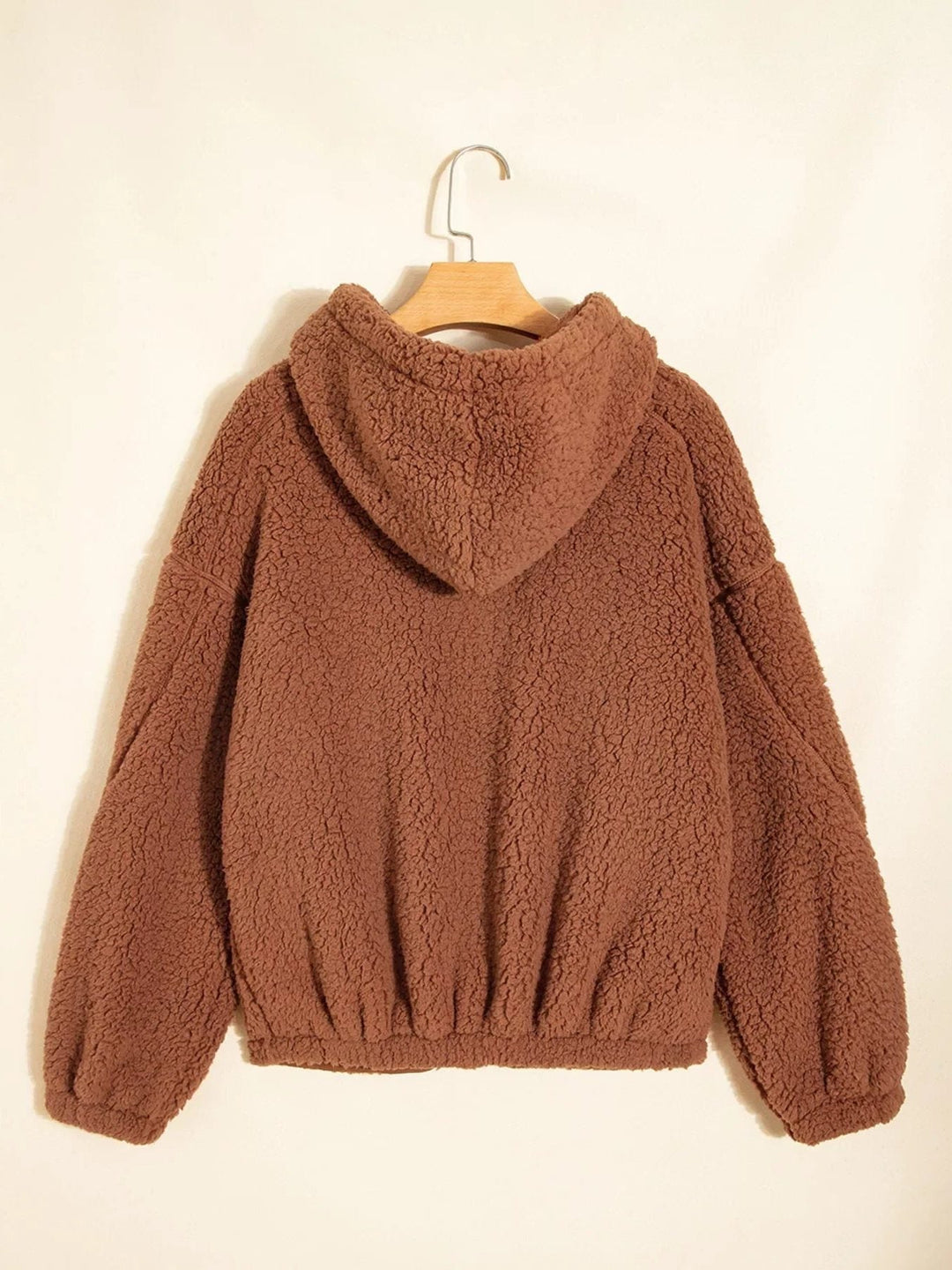 Aileen | Oversized-Teddyjacke mit Reissverschluss für Damen