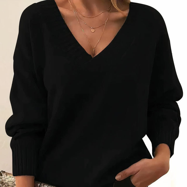 Antonella | Kaschmirpullover mit V-Ausschnitt für Damen
