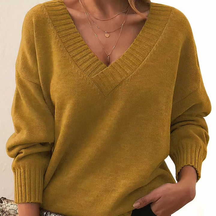 Antonella | Kaschmirpullover mit V-Ausschnitt für Damen