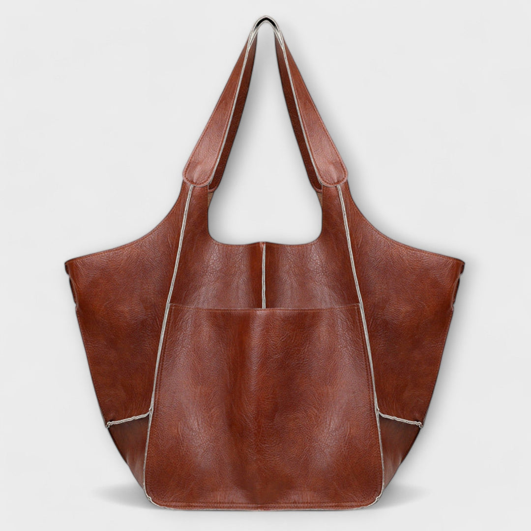 Urania | Oversized Weekender-Tasche aus Leder für Damen
