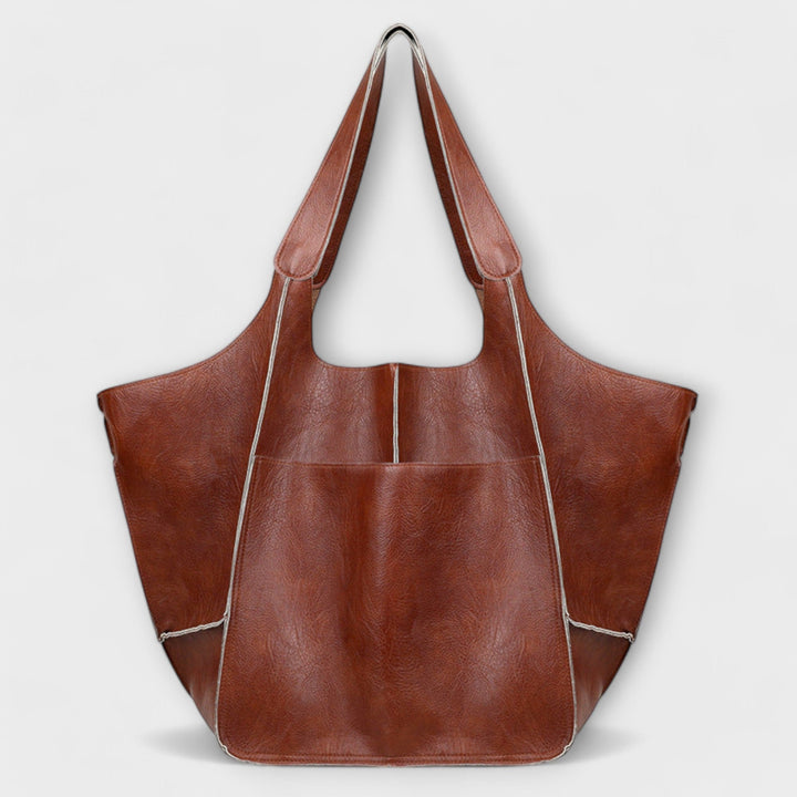 Urania | Oversized Weekender-Tasche aus Leder für Damen