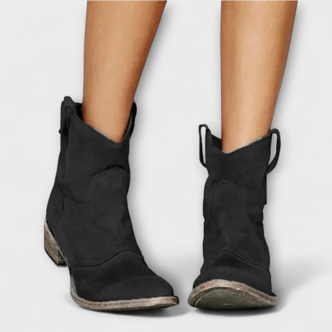 Marla - Wildlederstiefel im Savannah-Stil