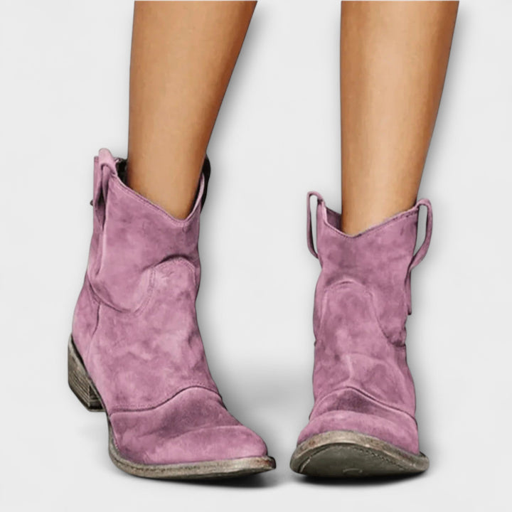 Marla - Wildlederstiefel im Savannah-Stil