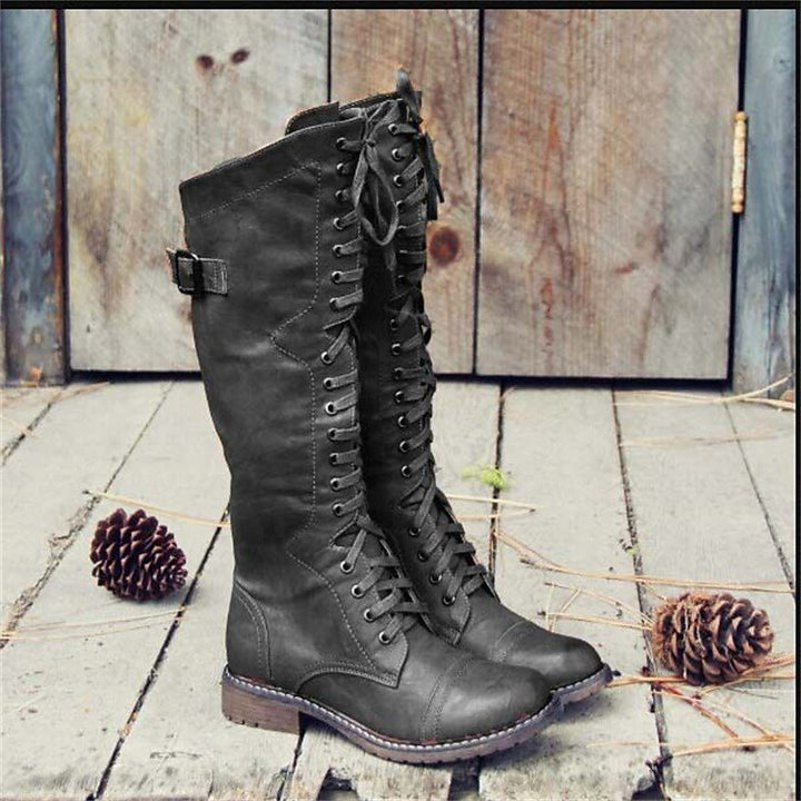 Cynara | Hohe Schnür-Reitstiefel für Damen