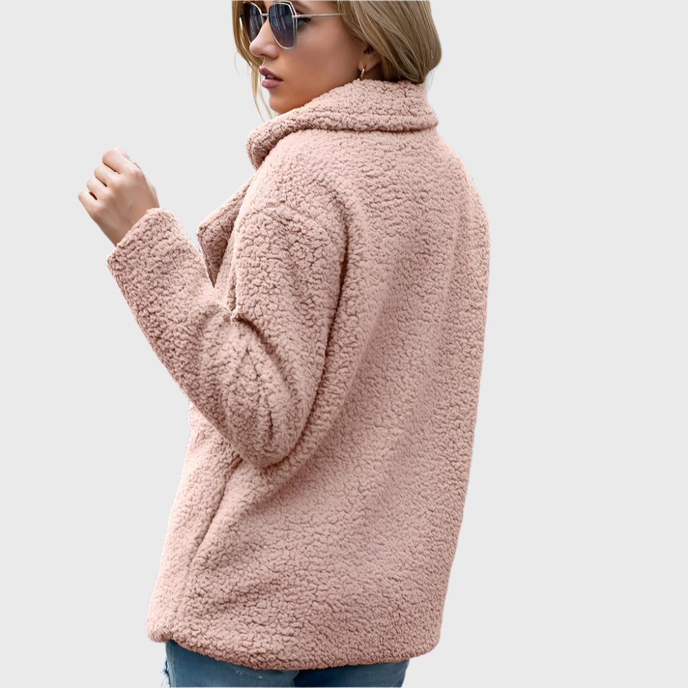 Dorothy | Zweireihige Sherpa-Jacke für Damen