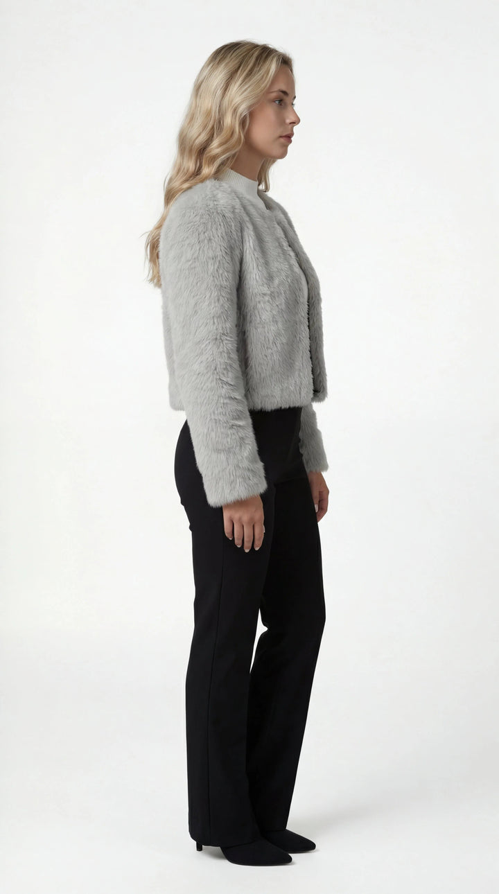 Emmy | Kurzer Bolero aus Kunstfell für Damen