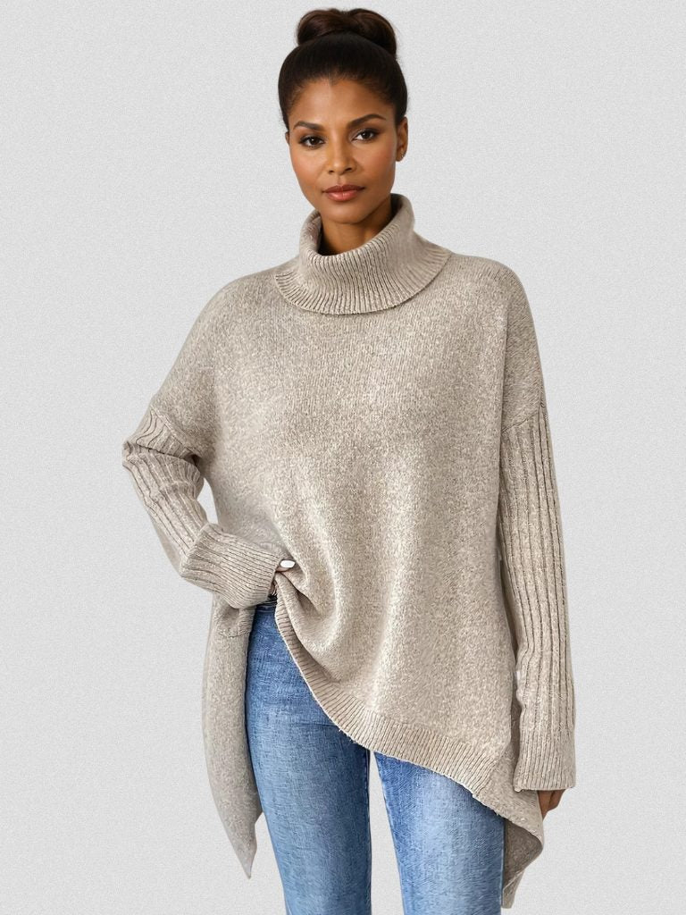 Ilona | Oversized-Rollkragenpullover für Damen