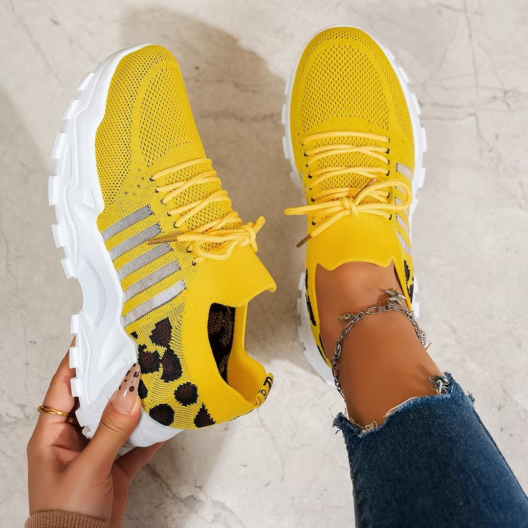 Hermance | Chunky-Sneakers aus Mesh mit Schnürung für Damen