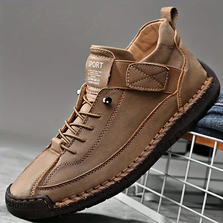Alceste | Canvas-Sneakers mit Schnürung und Ziernähten für Damen
