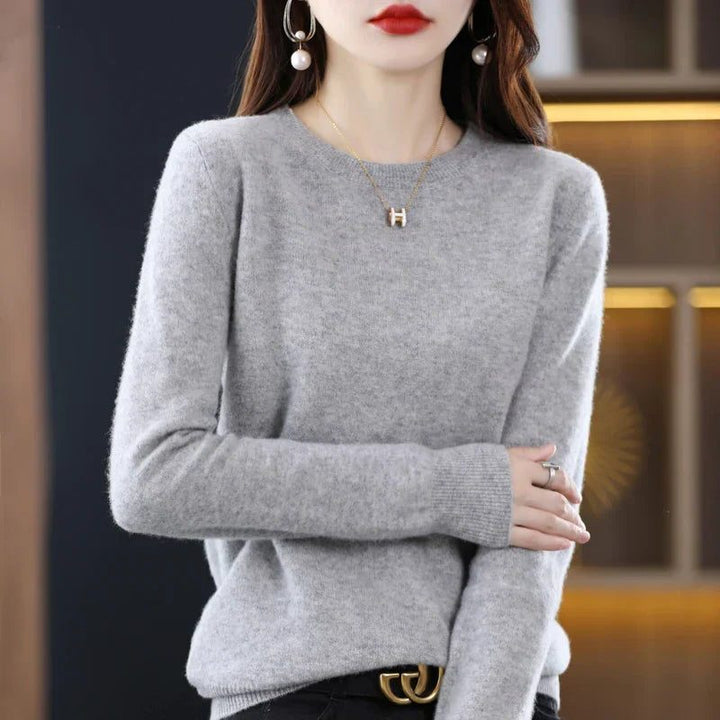 Lucetta | Kaschmirpullover mit Rundhalsausschnitt für Damen