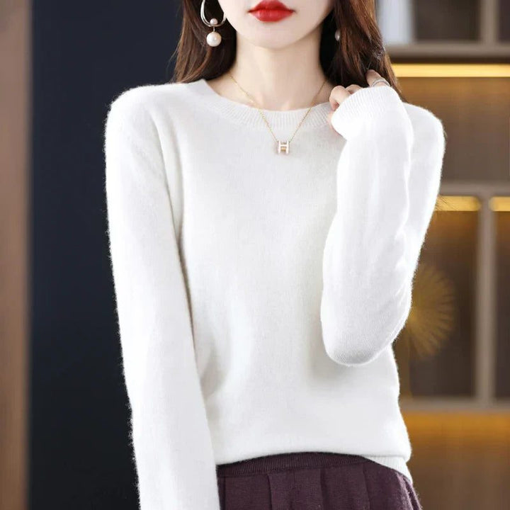 Lucetta | Kaschmirpullover mit Rundhalsausschnitt für Damen