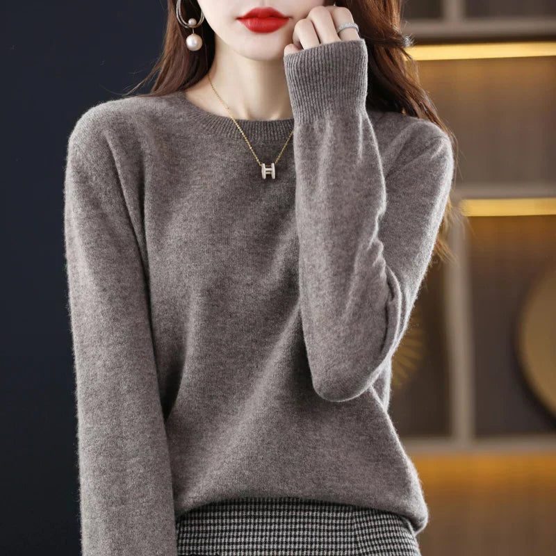 Lucetta | Kaschmirpullover mit Rundhalsausschnitt für Damen