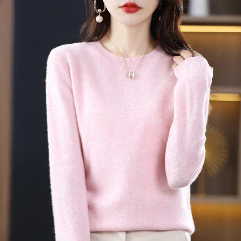 Lucetta | Kaschmirpullover mit Rundhalsausschnitt für Damen