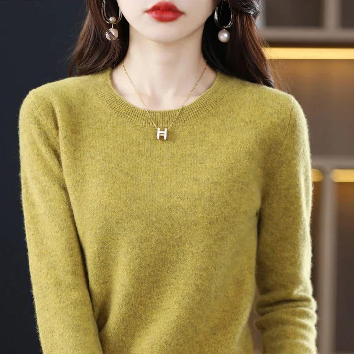 Lucetta | Kaschmirpullover mit Rundhalsausschnitt für Damen